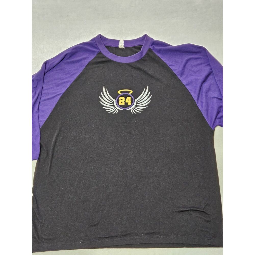 Kobe Bryant Black Mamba Angel Shirt Black /Purple Shirt